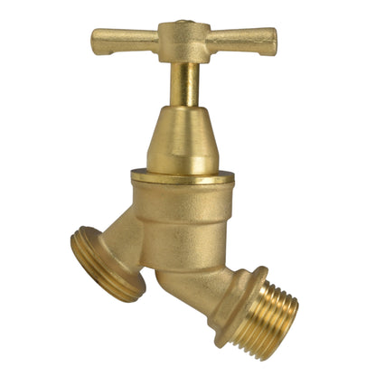 Brass Bib Tap Kit with Barb/Quick Connect Outlet, 1/2" and 3/4" BSP Thread Inlet - Best4Trade-Retail Garden watering