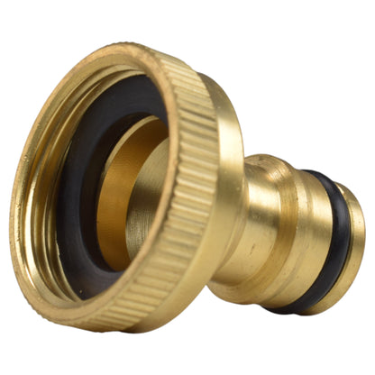 Brass Bib Tap Kit with Barb/Quick Connect Outlet, 1/2" and 3/4" BSP Thread Inlet - Best4Trade-Retail Garden watering