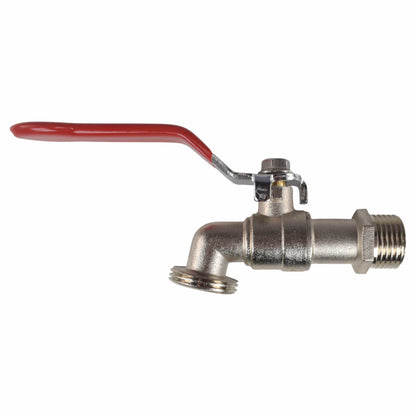 Lever Tap Kit with Barb/Quick Connect Outlet, 1/2" and 3/4" BSP Thread Inlet - Best4Trade-Retail Garden watering