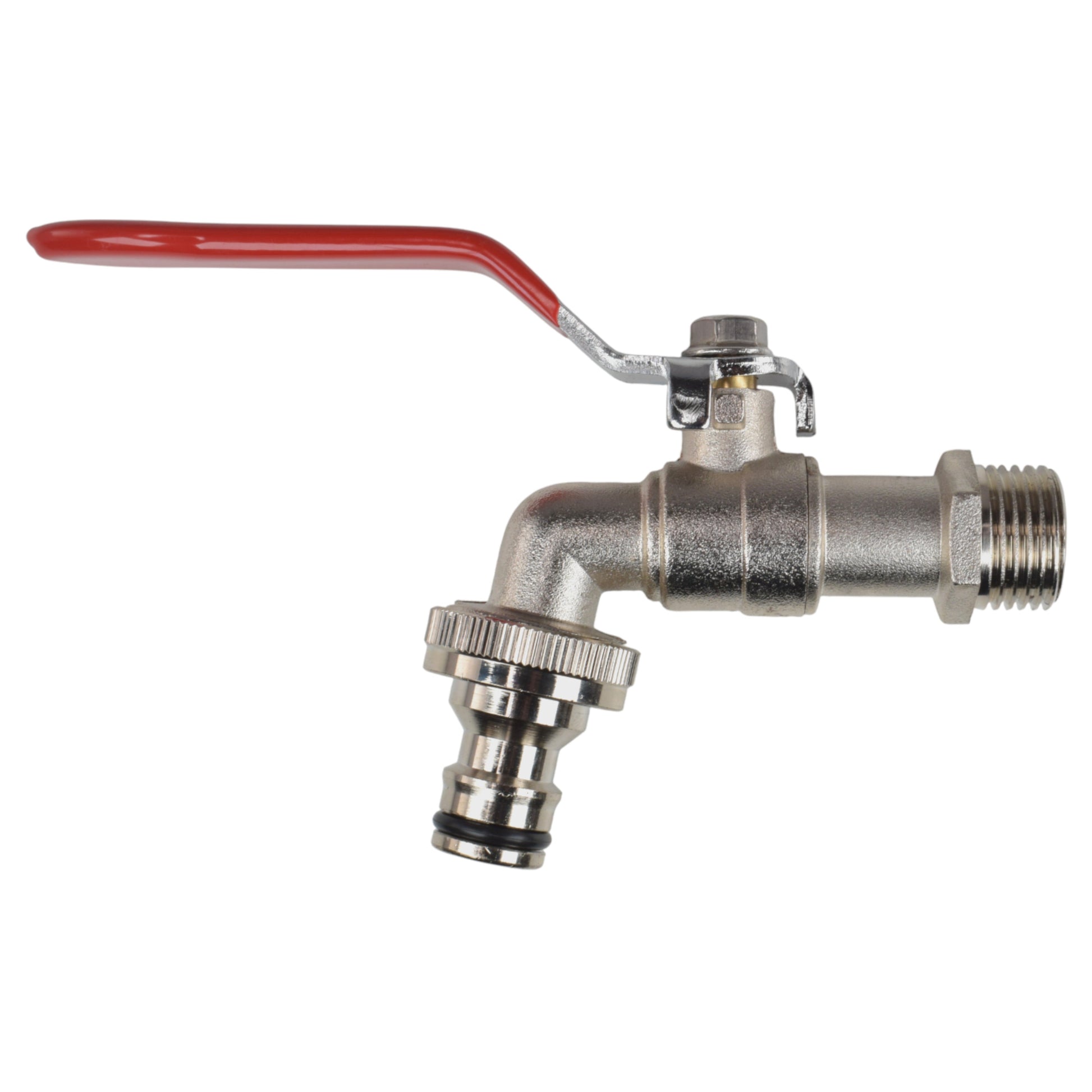 Lever Tap Kit with Barb/Quick Connect Outlet, 1/2" and 3/4" BSP Thread Inlet - Best4Trade-Retail Garden watering