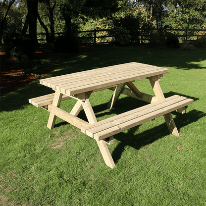 Churnet Valley Deluxe Picnic Table 1.5m - Churnet Valley
