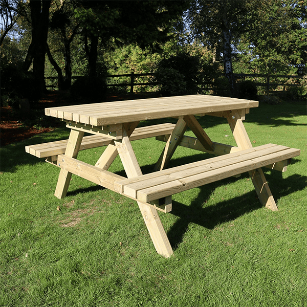 Churnet Valley Deluxe Picnic Table 1.5m - Churnet Valley