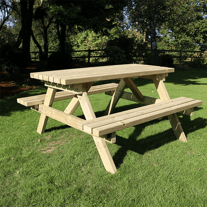 Churnet Valley Deluxe Picnic Table 1.5m - Churnet Valley
