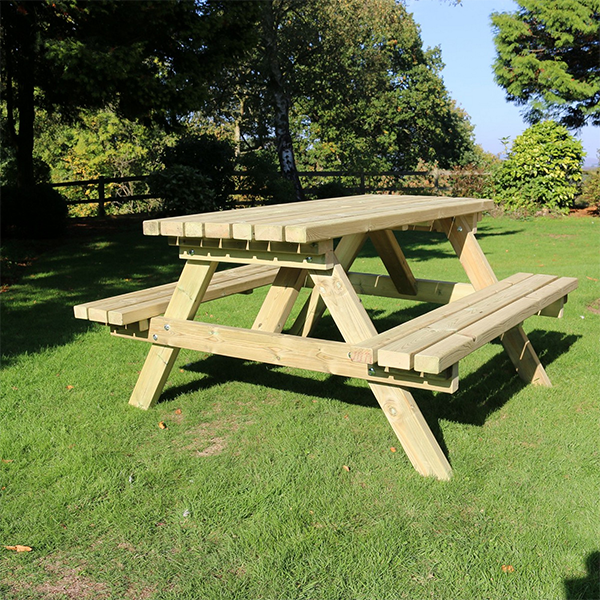 Churnet Valley Deluxe Picnic Table 1.8m - Churnet Valley