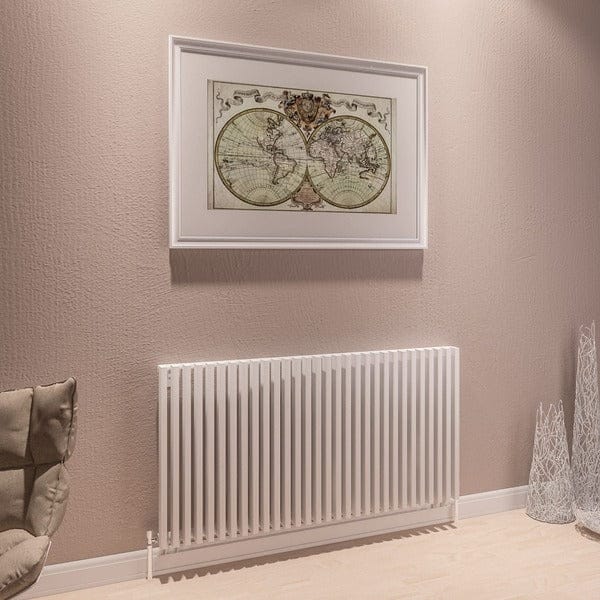Desio Horizontal Aqua Steel Radiator - All Sizes - Aqua