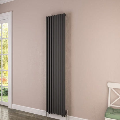 Desio Vertical Aqua Steel Radiator - All Sizes - Aqua