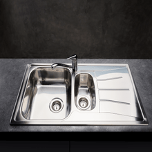 Load image into Gallery viewer, Comfort Diplomat 1.5 Stainless Steel Inset Kitchen Sink - Reginox
