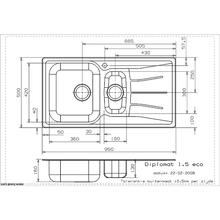 Load image into Gallery viewer, Comfort Diplomat 1.5 Stainless Steel Inset Kitchen Sink - Reginox
