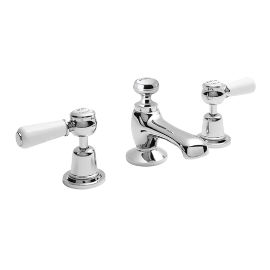 Domed Deck Mounted Lever Basin Mixer - Bayswater Bathrooms