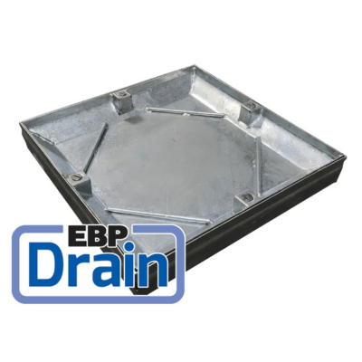 Double Seal Recessed Tray Galvanised Manhole Cover - All Sizes - EBP Building Products Drainage