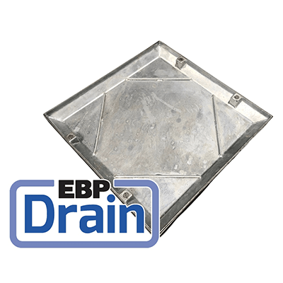Double Seal Recessed Tray Galvanised Manhole Cover - All Sizes - EBP Building Products Drainage