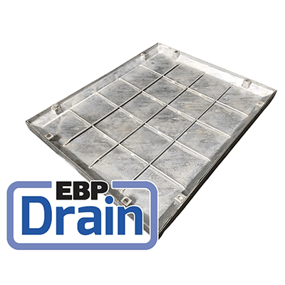 Double Seal Recessed Tray Galvanised Manhole Cover - All Sizes - EBP Building Products Drainage