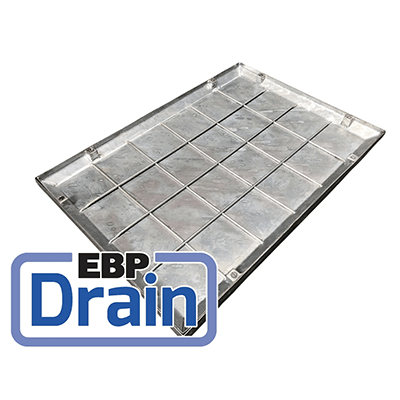 Double Seal Recessed Tray Galvanised Manhole Cover - All Sizes - EBP Building Products Drainage