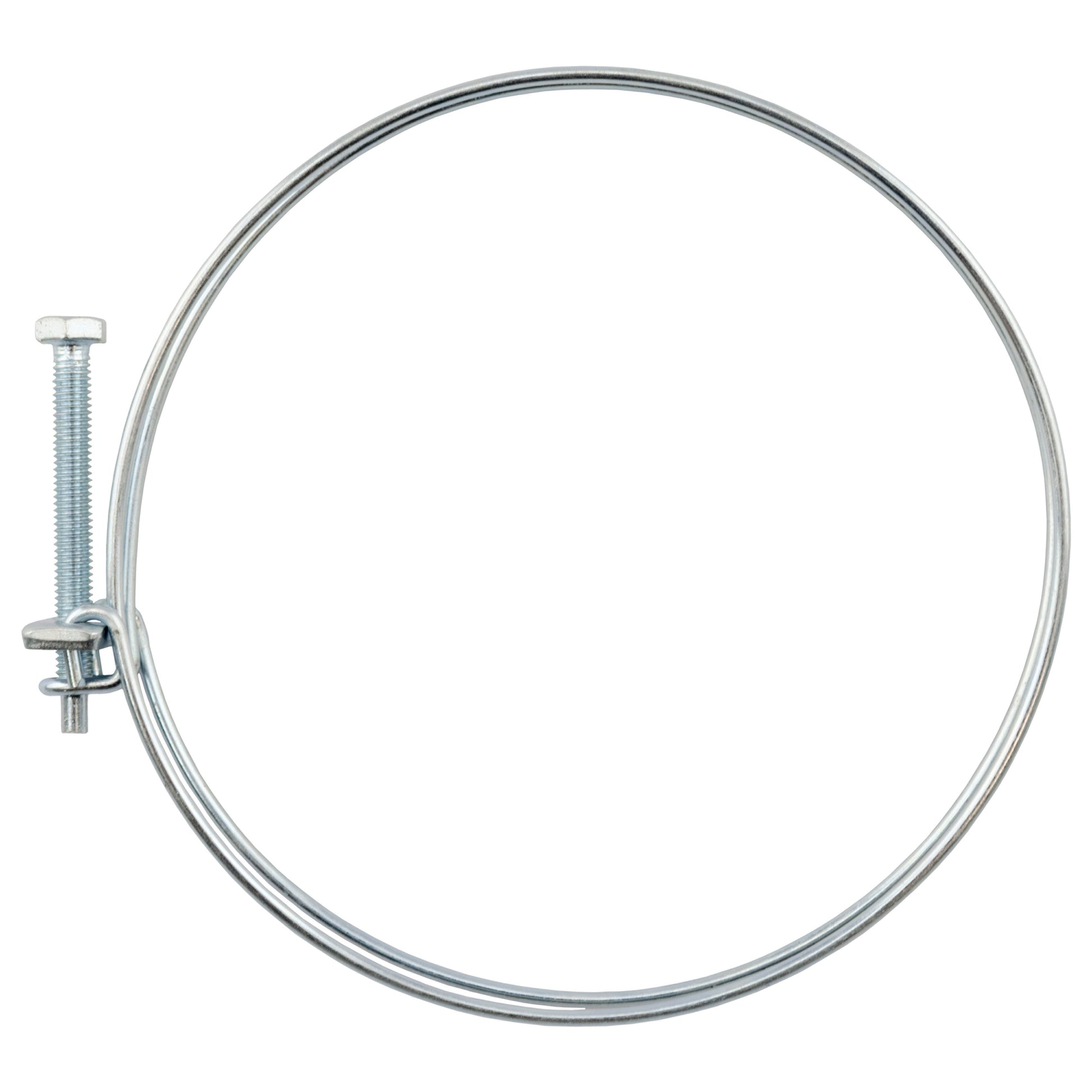 Double Wire Hose Clamp Galvanised 138mm-145mm - Best4Trade-Retail Tech Hose & Fittings