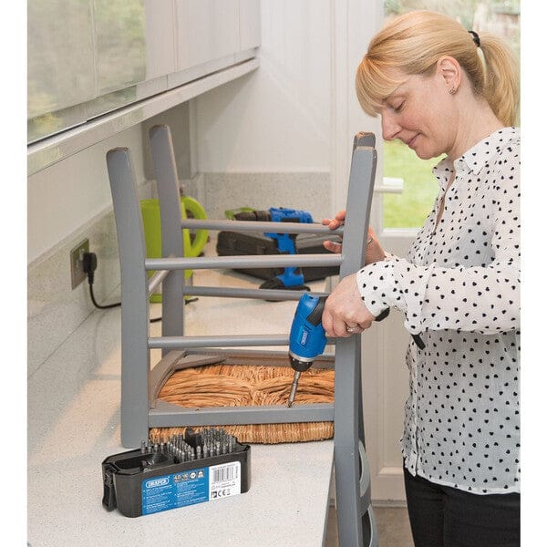 Draper 3.6V Cordless Li-Ion Screwdriver Kit - Draper