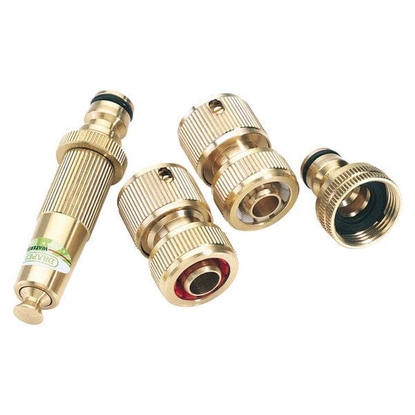 Draper Brass Watering Accessory Set - (4 Pieces) - Draper