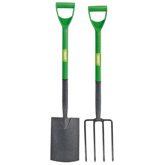 Draper Carbon Steel Garden Fork and Spade Set - Draper