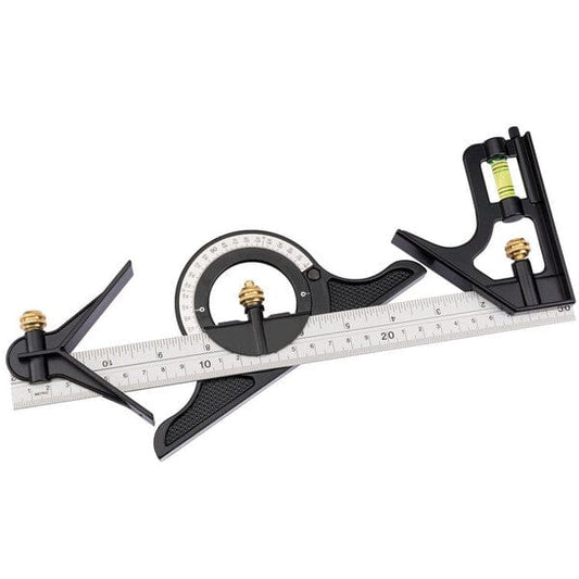 Draper Combination Square With Centre Head And Protractor - Draper