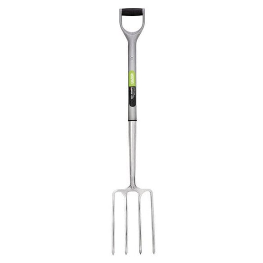 Draper Stainless Steel Garden Fork with Soft Grip - All Sizes - Draper Tools & Workwear