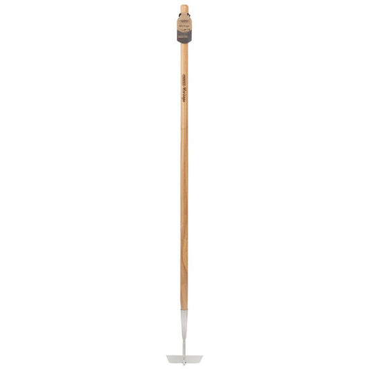 Draper Heritage Stainless Steel Draw Hoe with Ash Handle - Draper Hand Tools