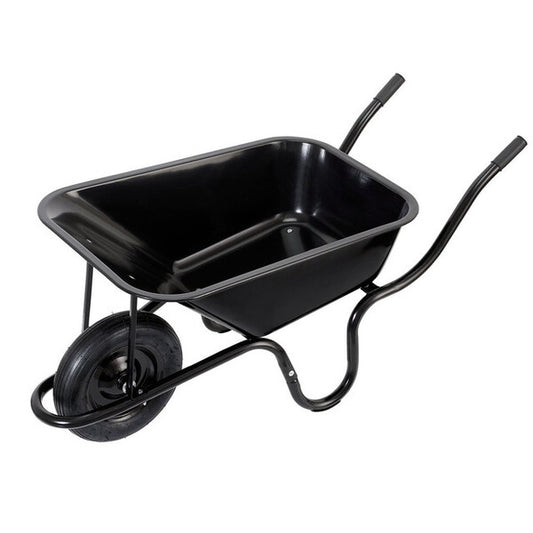 Draper Metal Tray Contractors Wheelbarrow - 85L - Draper
