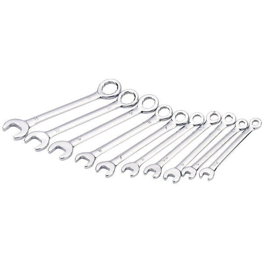 Draper Metric Midget Combination Spanner Set - (10 Pieces) - Draper