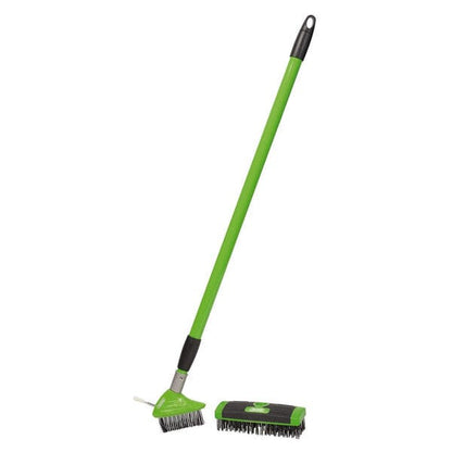 Draper Paving Brush Set with Twin Heads and Telescopic Handle - Draper