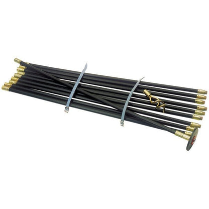 Draper Polypropylene Drain Rod Set - (12 Pieces) - Draper
