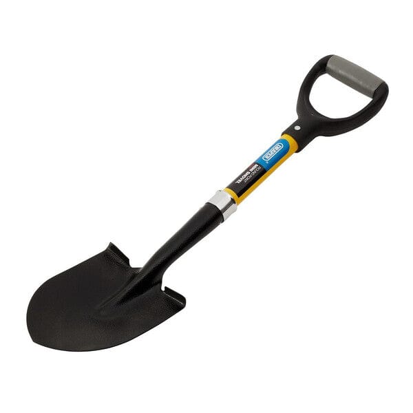 Draper Round Point Mini Shovel with Fibreglass Shaft - Draper