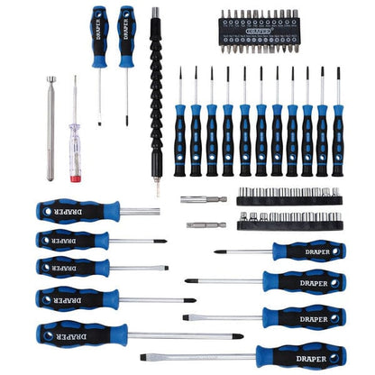 Draper Screwdriver Socket and Bit Set - (70 Piece) - Draper