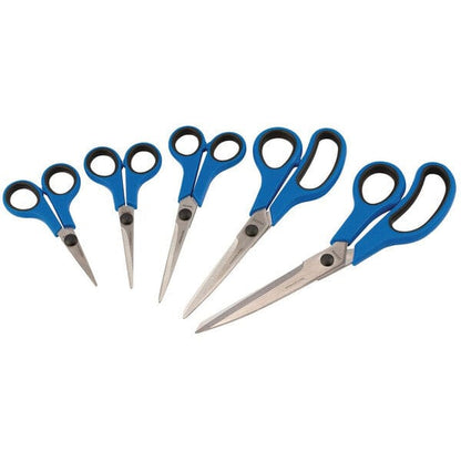 Draper Soft Grip Household Scissor Set - (5 Pieces) - Draper