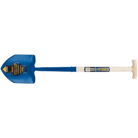 Draper Solid Forged Round Mouth Shovel - T Handle with Ash Shaft - Draper