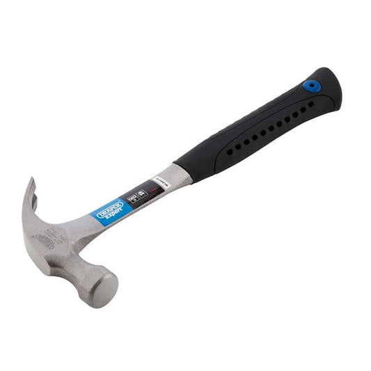 Draper Solid Forged Soft Grip Claw Hammer 560G - 200Z - Draper