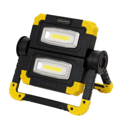 Draper Twin Cob Led Rechargeable Worklight - 850 Lumens - Draper