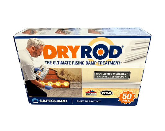 Safeguard Dryrod Damp-Proofing Rods - 50 Pack - For Rising Damp