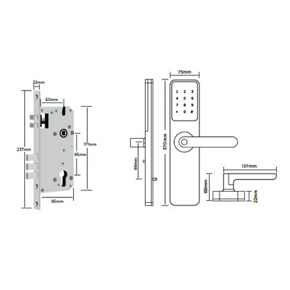 EA 120 Smart Lock - Euro Art Digital Locks