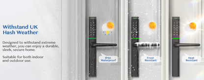 EA 223 Slim Smart Digital Euro Profile Lock for UPVC, Composite, Wooden & Aluminium Doors - Euro Art Digital Locks