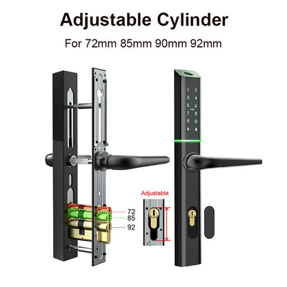 EA 223 Slim Smart Digital Euro Profile Lock for UPVC, Composite, Wooden & Aluminium Doors - Euro Art Digital Locks