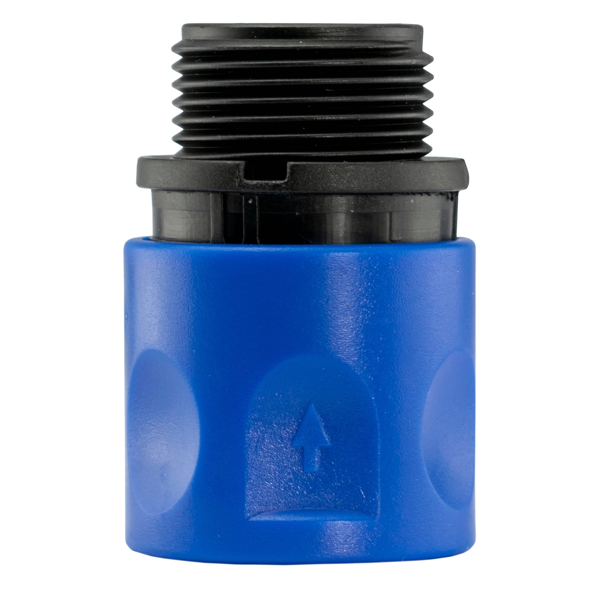 IBC 2” S60X6 Cap with In-Line BSPF Valve and ¾” BSPM Female Hose Connector Blue - Best4Trade-Retail