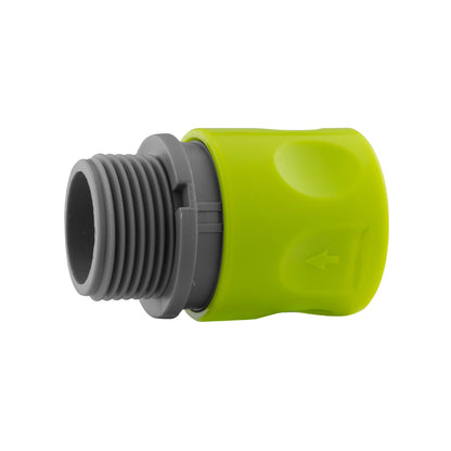IBC 2” S60X6 Cap with ¾” BSP Threaded Hose Connector and Double Male Lime - Best4Trade-Retail