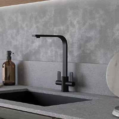 Eben Twin Lever Kitchen Tap - Ellsi