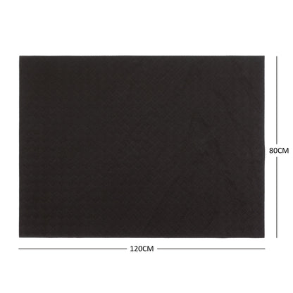 Eco Friendly Rubber BBQ Floor Protection Mat - 120cm x 80cm