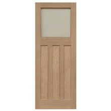 Load image into Gallery viewer, Edwardian Traditional Oak Glazed Unfinished Internal Door - All Sizes - Doors4less
