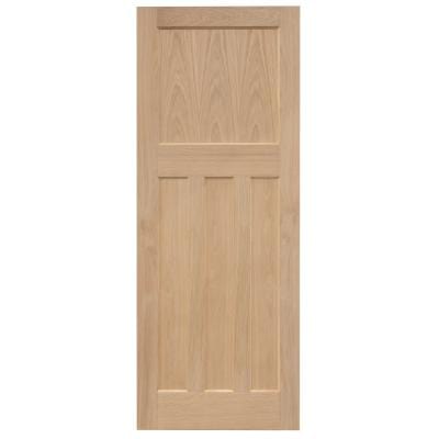 Edwardian Traditional Oak Panel Unfinished Internal Door - All Sizes