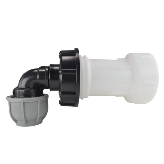 IBC Extender with 2” S60X6 Cap and 32mm MDPE Elbow - Best4Trade-Retail Garden watering