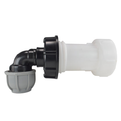 IBC Extender with 2” S60X6 Cap and 25mm MDPE Elbow - Best4Trade-Retail Garden watering