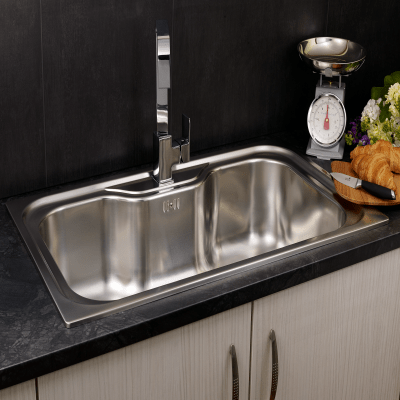 Reginox Elegance Jumbo Stainless Steel Inset Kitchen Sink - Shop Now