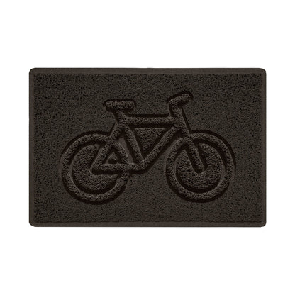 Embossed Spaghetti Outdoor Doormat - Brown