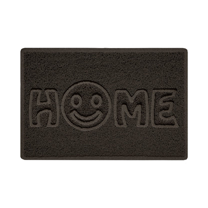 Embossed Spaghetti Outdoor Doormat - Brown