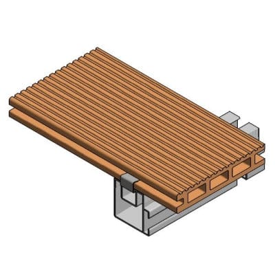 Aslon Decking / Paving Start  - End Bracket - DDecks